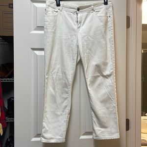 Chico’s White Cropped Jeans